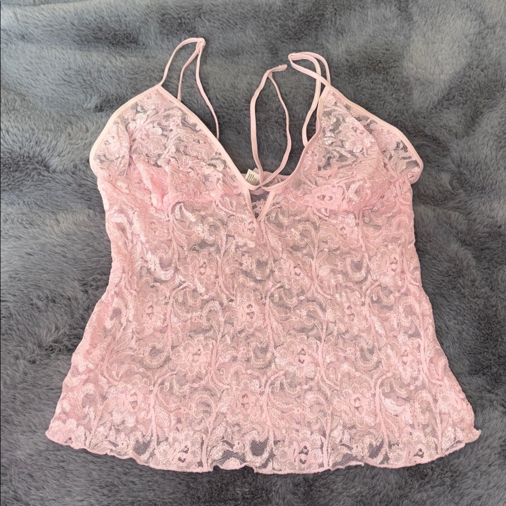 Baby Pink Camisole SZ SM VTG Fredrick's Of Hollywood 1990s